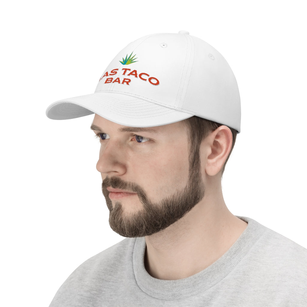 Mas Taco Bar Logo Unisex Twill Hat